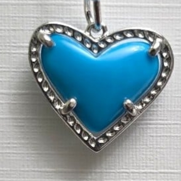 Kendra Scotti Heart Drop Earrings - Picture 2 of 3